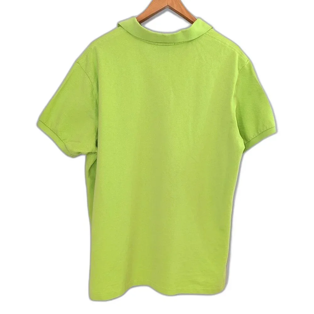 Polo Ralph Lauren Men’s | Cotton Piqué Custom Fit Polo in Neon Green | Size XL